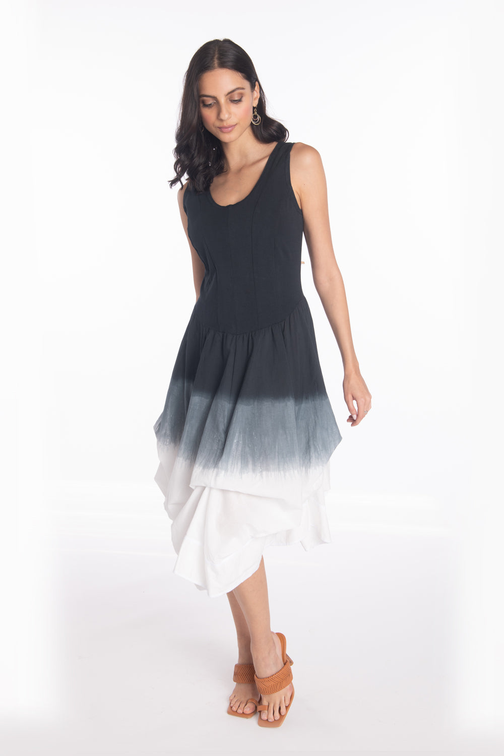 Corset Dress - Tie Dye Xs / Black Ombre Corset Dress - Tie Dye Xs / Black Ombre