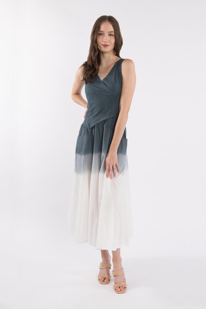 Domingo Tank Dress - Tie Dye L / Shale Ombre Domingo Tank Dress - Tie Dye L / Shale Ombre
