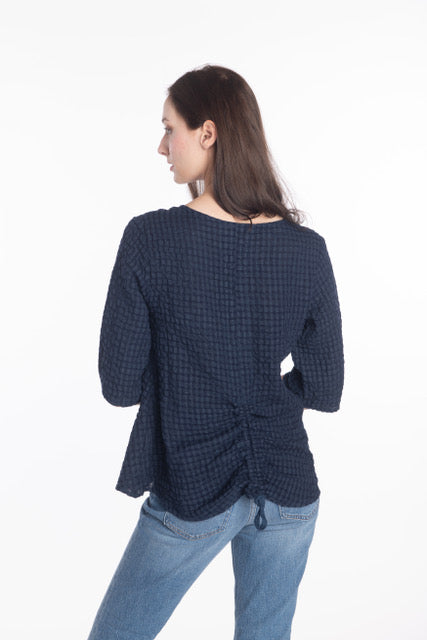 Ruching Top w/ Pockets