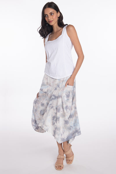 Linen Francesca Skirt - Tie Dye