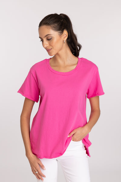 Raw Edge Boxy Tee