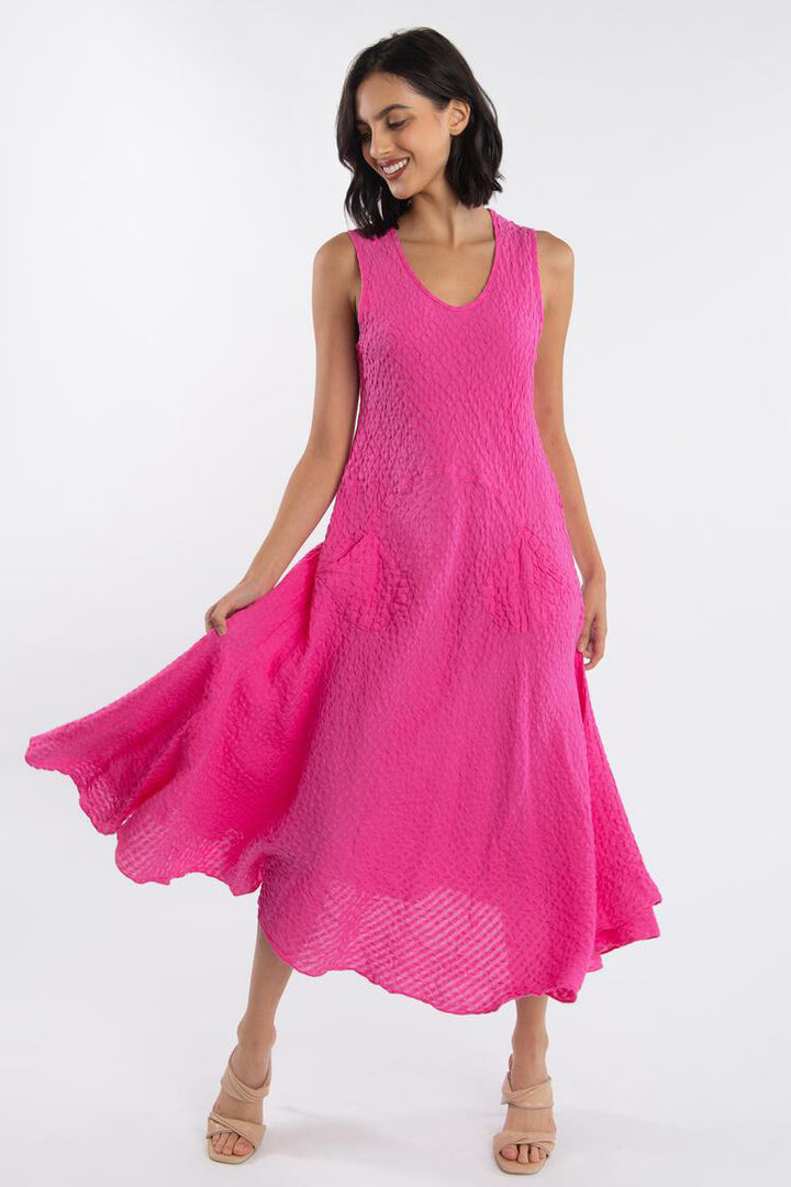 knee length dresses for ladies Margarita Midi Tank Dress – Luna Luz Fashion