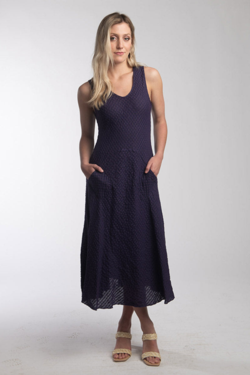 Margarita Midi Tank Dress L / Iris