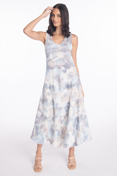 Margarita Midi Tank Dress - Tie Dye