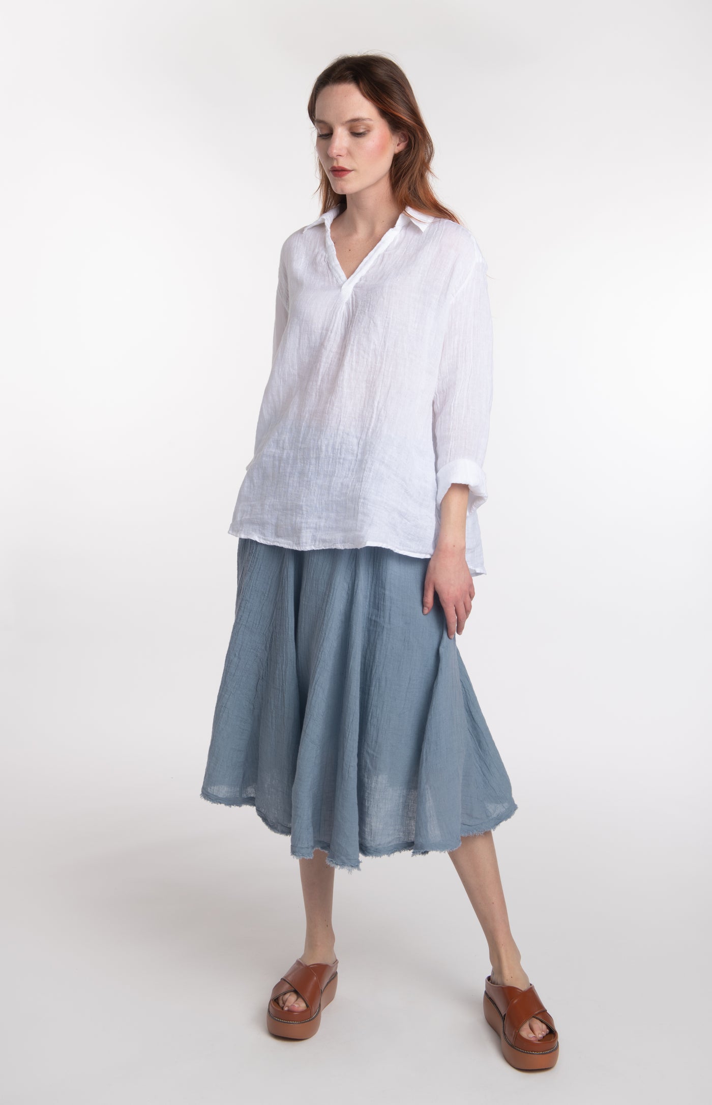 Isabella Linen Gauze Skirt