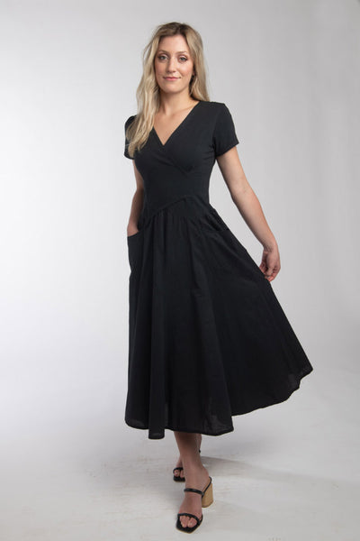 Domingo Cap Sleeve Dress