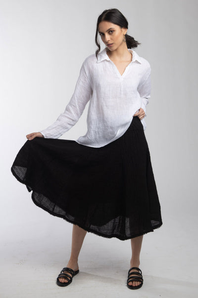 Isabella Linen Gauze Skirt