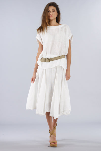 Isabella Linen Gauze Skirt