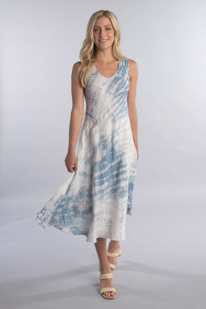 Margarita Midi Tank Dress - Tie Dye