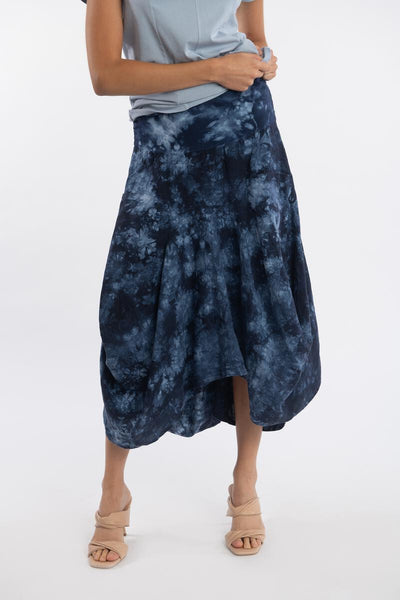 Linen Francesca Skirt - Tie Dye