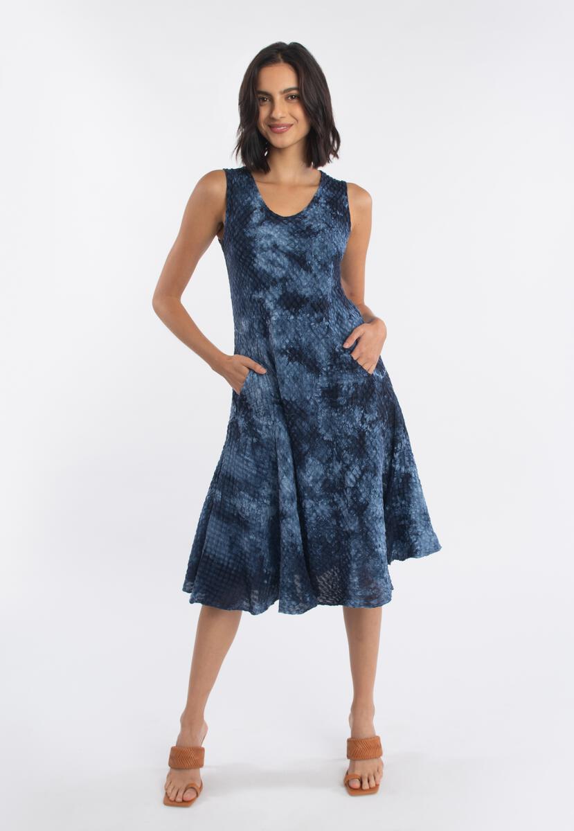 Margarita Short Tank Dress - Tie Dye